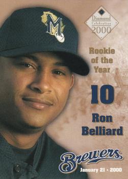 2000 Milwaukee Brewers Diamond Celebration #NNO Ronnie Belliard Front
