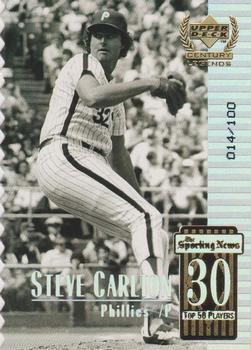 1999 Upper Deck Century Legends - Century Collection #30 Steve Carlton  Front