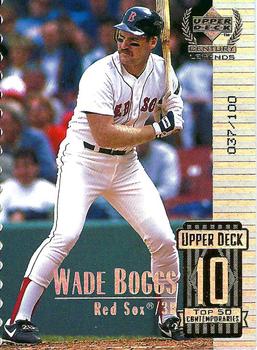 1999 Upper Deck Century Legends - Century Collection #60 Wade Boggs  Front