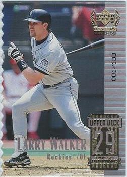 1999 Upper Deck Century Legends - Century Collection #79 Larry Walker  Front