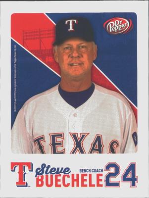 2015 Dr. Pepper Texas Rangers #NNO Steve Buechele Front
