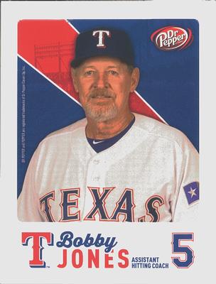 2015 Dr. Pepper Texas Rangers #NNO Bobby Jones Front