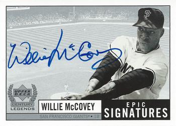 1999 Upper Deck Century Legends - Epic Signatures #WMC Willie McCovey Front