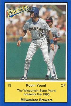 1990 Milwaukee Brewers Police - Wisconsin State Patrol #NNO Robin Yount Front