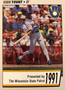 1991 Milwaukee Brewers Police - Wisconsin State Patrol #NNO Robin Yount Front