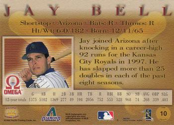 1998 Pacific Omega #10 Jay Bell Back
