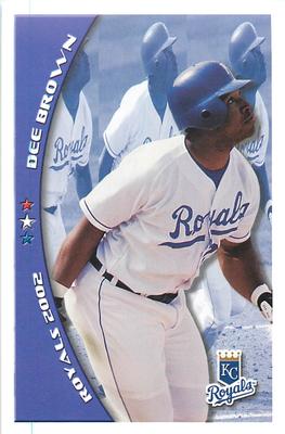 2002 Kansas City Royals Police #NNO Dee Brown Front