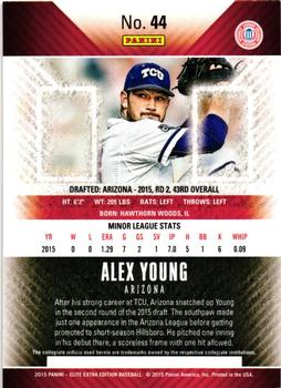 2015 Panini Elite Extra Edition #44 Alex Young Back
