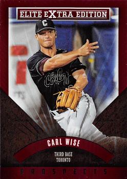2015 Panini Elite Extra Edition #123 Carl Wise Front
