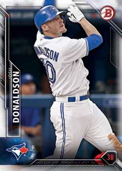 2016 Bowman #2 Josh Donaldson Front