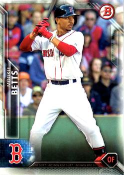 2016 Bowman #13 Mookie Betts Front
