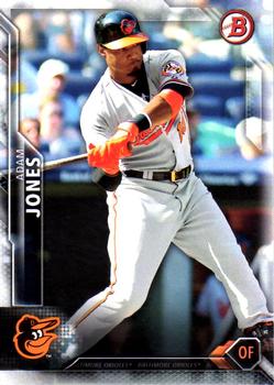 2016 Bowman #14 Adam Jones Front