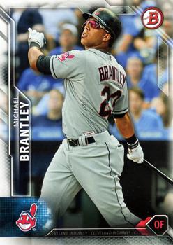 2016 Bowman #117 Michael Brantley Front