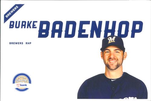 2013 US Bank Milwaukee Brewers #2 Burke Badenhop Front