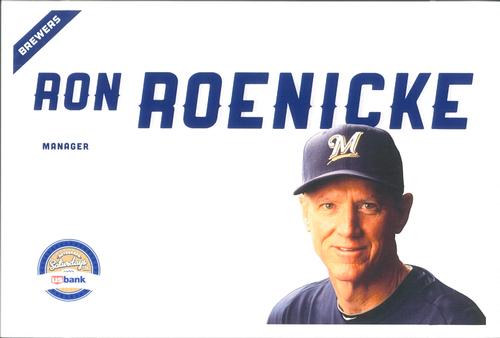 2013 US Bank Milwaukee Brewers #21 Ron Roenicke Front