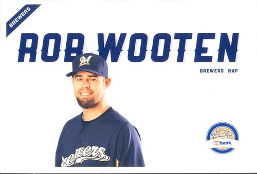 2013 US Bank Milwaukee Brewers #26 Rob Wooten Front