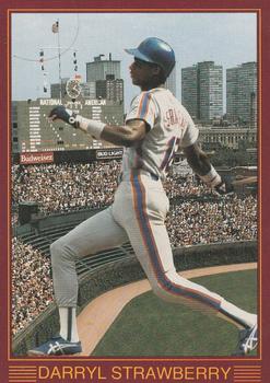 1988 Baseball Stars Series 2 (unlicensed) #9 Darryl Strawberry Front