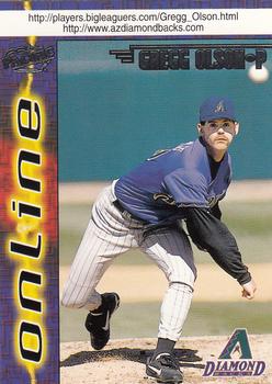 1998 Pacific Online #43 Gregg Olson Front