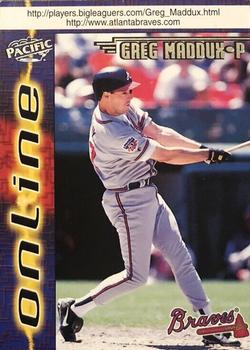 1998 Pacific Online #67 Greg Maddux Front