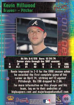 1998 Pacific Online #69 Kevin Millwood Back