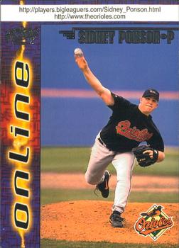 1998 Pacific Online #98 Sidney Ponson Front
