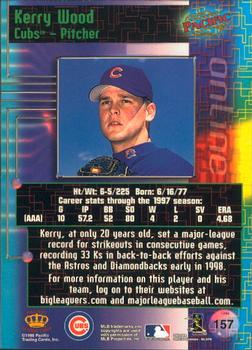 1998 Pacific Online #157 Kerry Wood Back