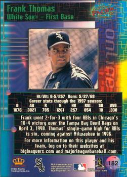 1998 Pacific Online #182 Frank Thomas Back