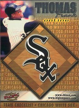 1998 Pacific Online #184 Frank Thomas Front