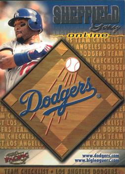 1998 Pacific Online #389 Gary Sheffield Front