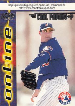 1998 Pacific Online #458 Carl Pavano Front