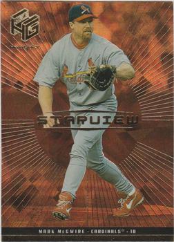 1999 Upper Deck HoloGrFX - StarView Gold #S1 Mark McGwire  Front