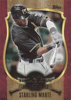 2015 Topps Update - First Home Run Gold #FHR-14 Starling Marte Front