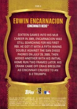 2015 Topps Update - First Home Run Gold #FHR-9 Edwin Encarnacion Back