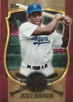 2015 Topps Update - First Home Run Gold #FHR-22 Jackie Robinson Front