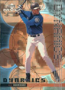 1999 Upper Deck MVP - Dynamics #D2 Alex Rodriguez  Front