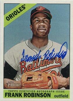 2015 Topps Heritage - Real One Autographs (High Numbers) #ROAH-FR Frank Robinson Front