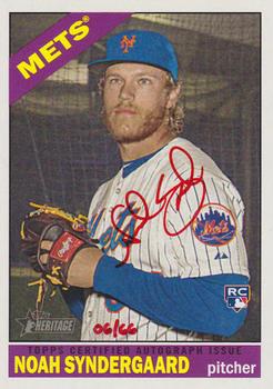 2015 Topps Heritage - Real One Autographs Special Edition (High Numbers) #ROAH-NS Noah Syndergaard Front