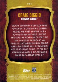 2015 Topps Update - First Home Run #FHR-4 Craig Biggio Back