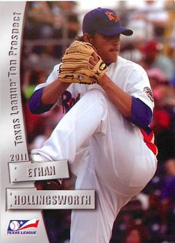 2011 Grandstand Texas League Top Prospects #NNO Ethan Hollingsworth Front