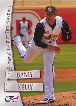 2011 Grandstand Texas League Top Prospects #NNO Casey Kelly Front