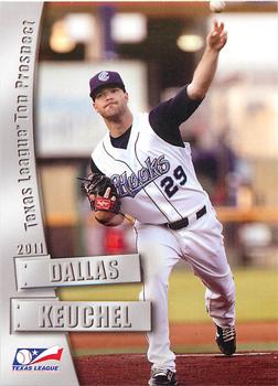 2011 Grandstand Texas League Top Prospects #NNO Dallas Keuchel Front