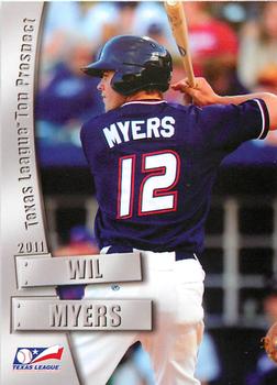 2011 Grandstand Texas League Top Prospects #NNO Wil Myers Front