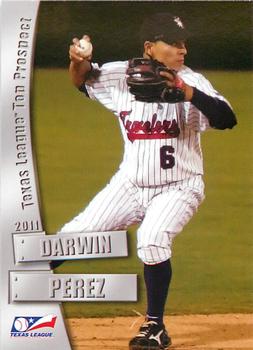 2011 Grandstand Texas League Top Prospects #NNO Darwin Perez Front