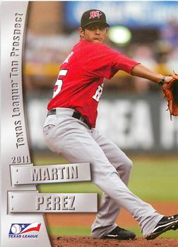 2011 Grandstand Texas League Top Prospects #NNO Martin Perez Front