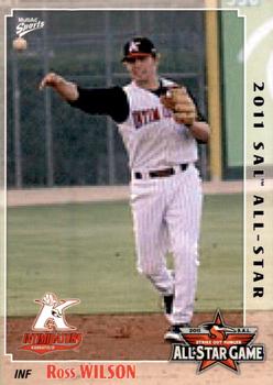 2011 MultiAd South Atlantic League All-Stars North #24 Ross Wilson Front