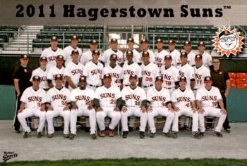 2011 MultiAd Hagerstown Suns #34 Team Photo Front