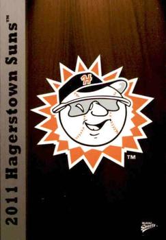 2011 MultiAd Hagerstown Suns #35 Logo Front