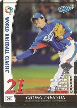 2009 Konami Baseball Heroes World Baseball Classic #W09R121 Tae-Hyon Jeong Front