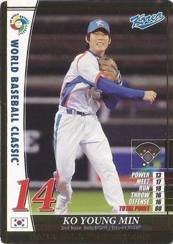 2009 Konami Baseball Heroes World Baseball Classic #W09R133 Young-Min Ko Front