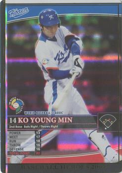 2009 Konami Baseball Heroes World Baseball Classic - Special #W09S006 Young-Min Ko Front